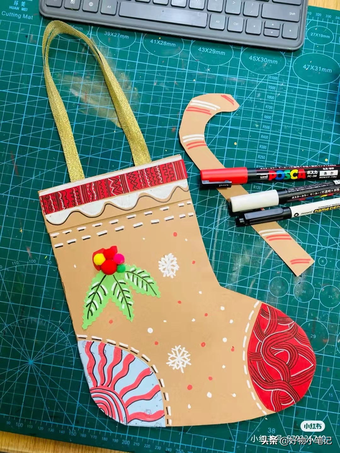 圣诞节幼儿园手工灯笼制作方法,圣诞节礼物自制小手工送给老师