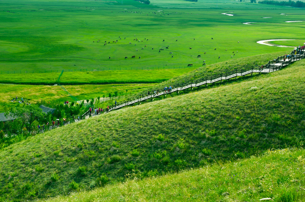 张北草原天路风景,张北草原天路路线