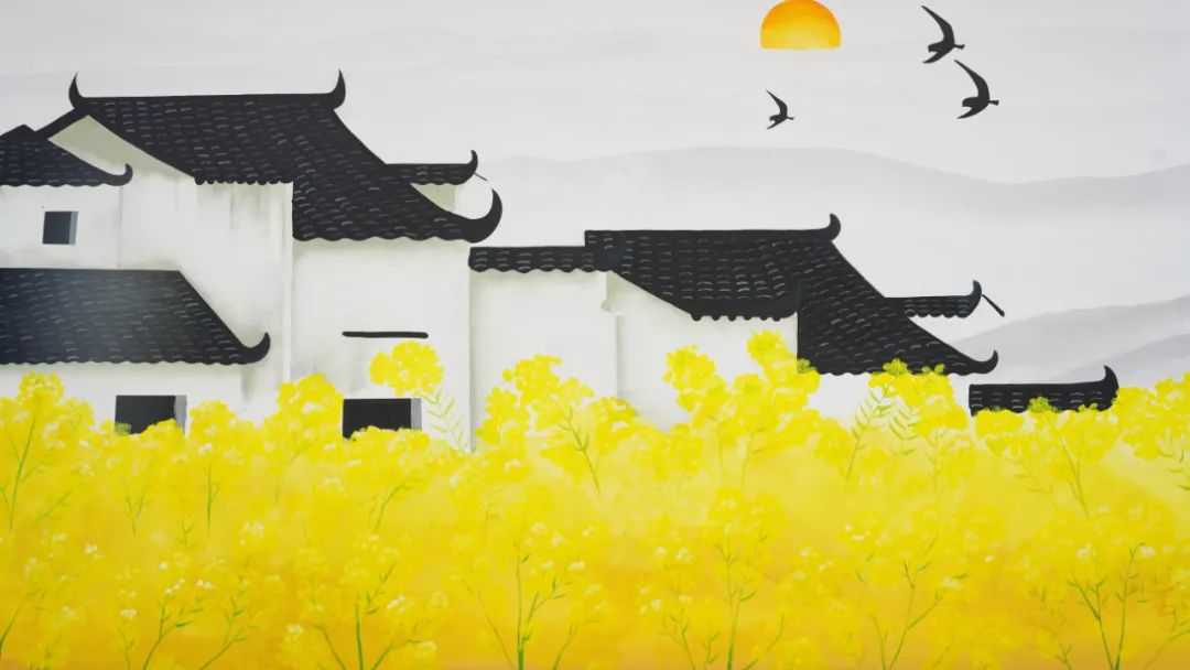 彩虹丹霞地貌墙绘,彩虹楼梯涂鸦墙