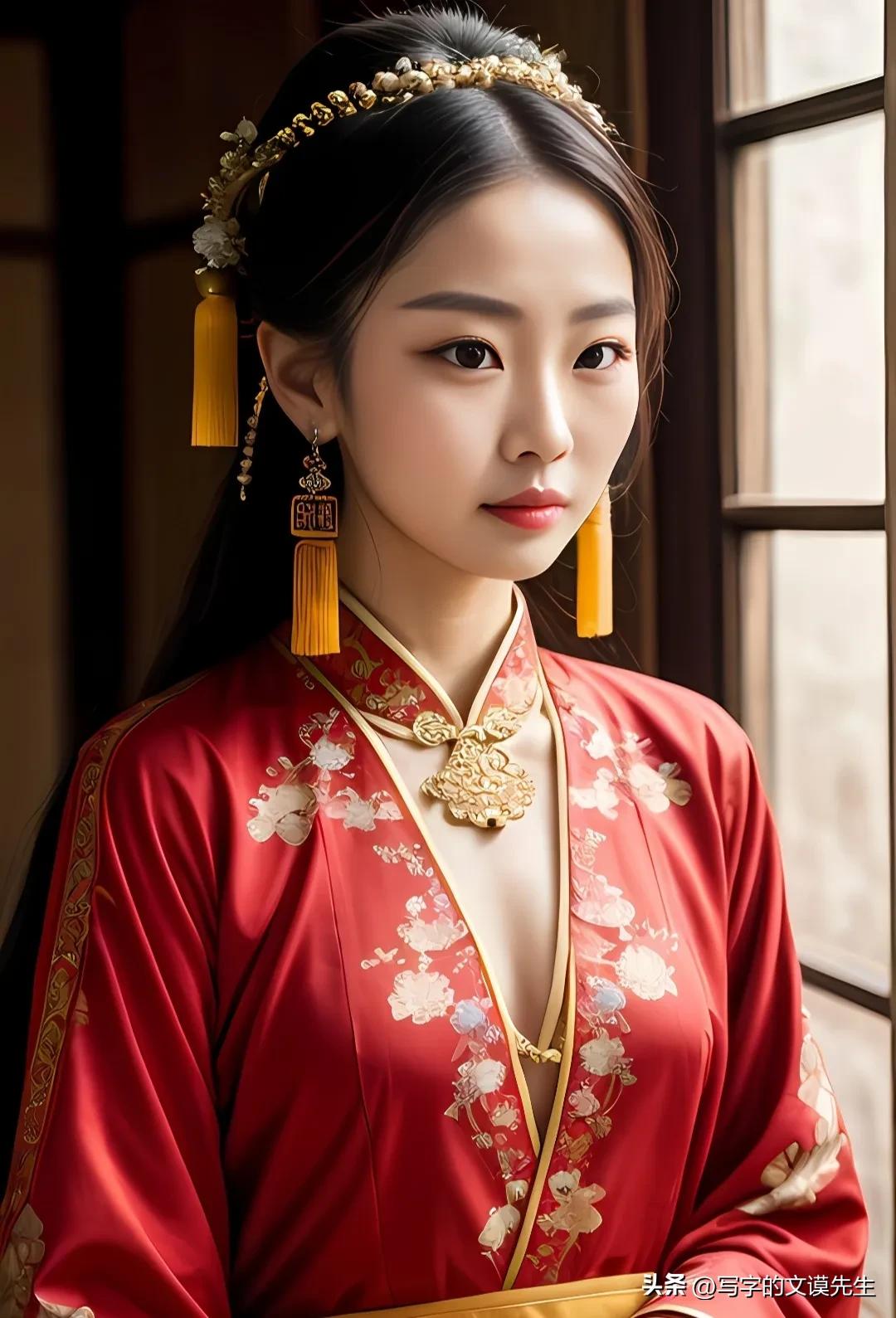 ai绘画异域古风公主,ai绘画王昭君裸妆图片