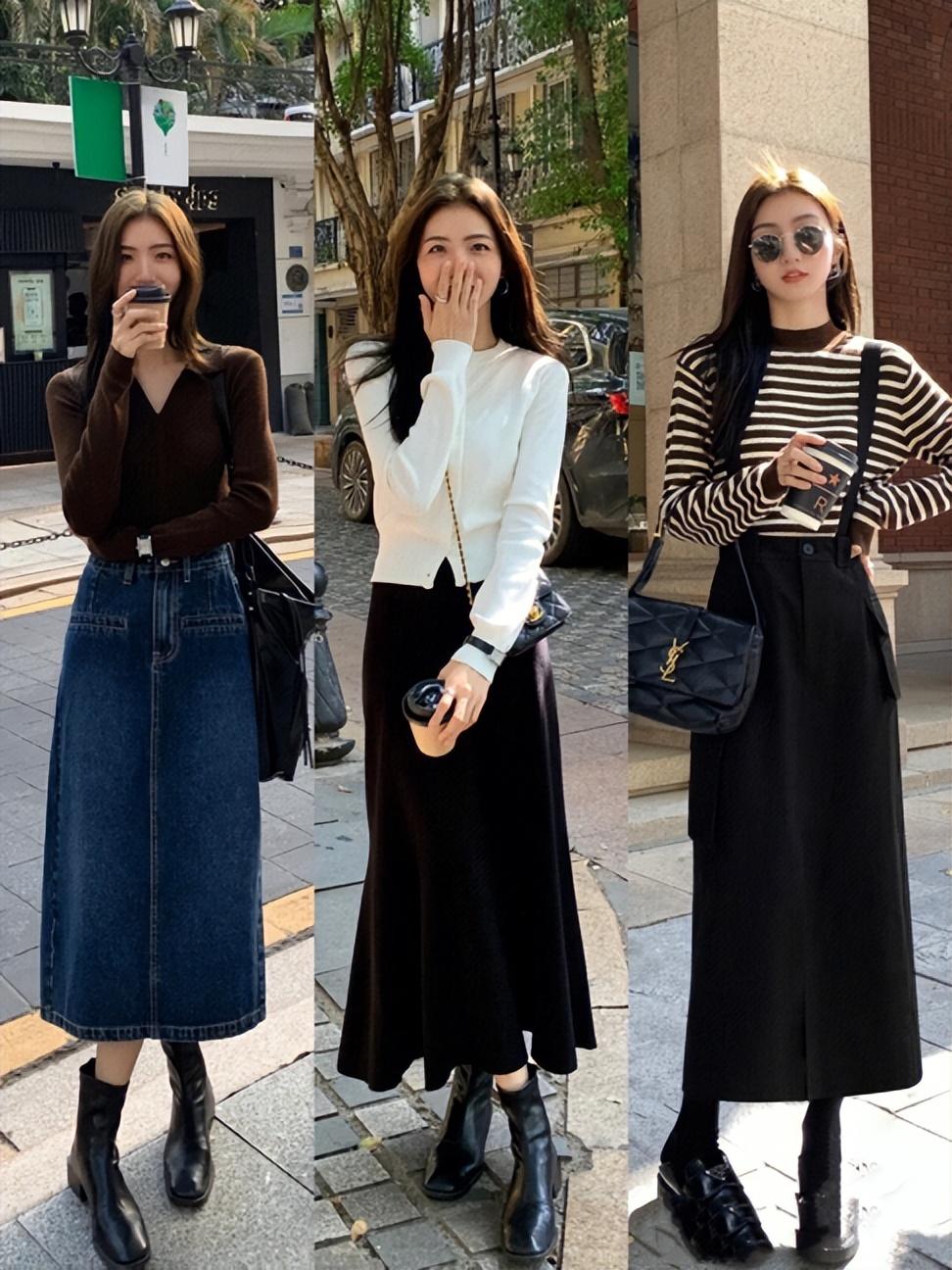 秋冬韩系风穿搭示范,秋冬韩系时髦穿搭图片