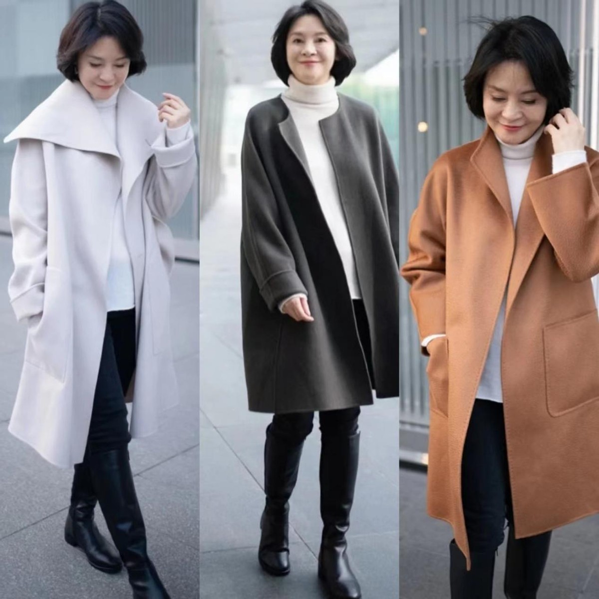 过时的羽绒服大衣怎样穿搭,黑色带帽羽绒服外套怎么搭配好看