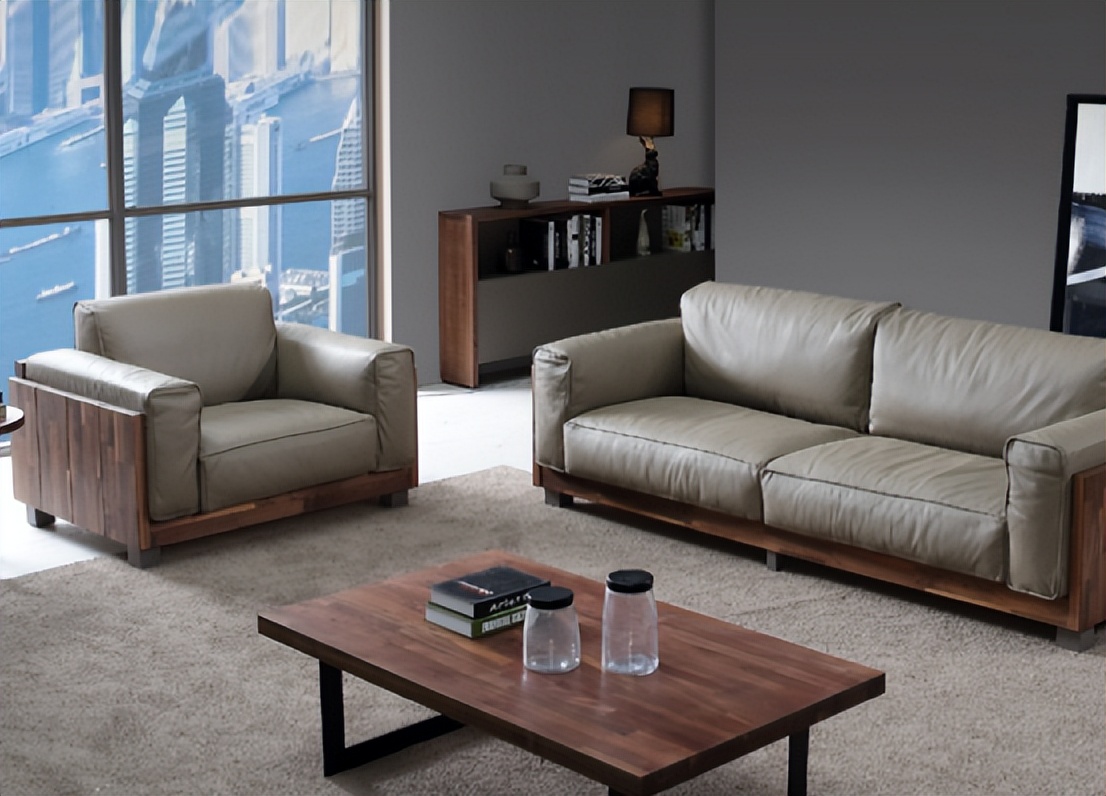 简约经典的家具选择兼具视觉美感,原木新中式极简轻奢风格家具