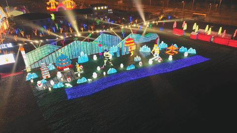 华灯盛景冰雪季“燃”动车谷最“靓”中国年