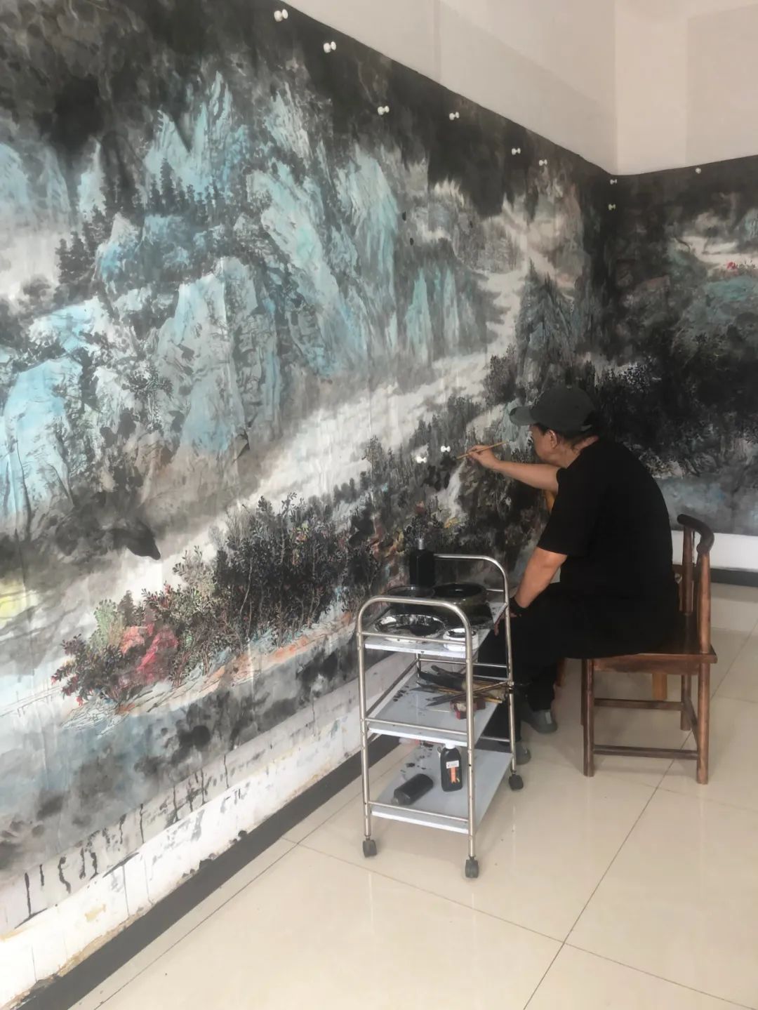 刘鸣水墨画欣赏,当代名家水墨人物画作品欣赏