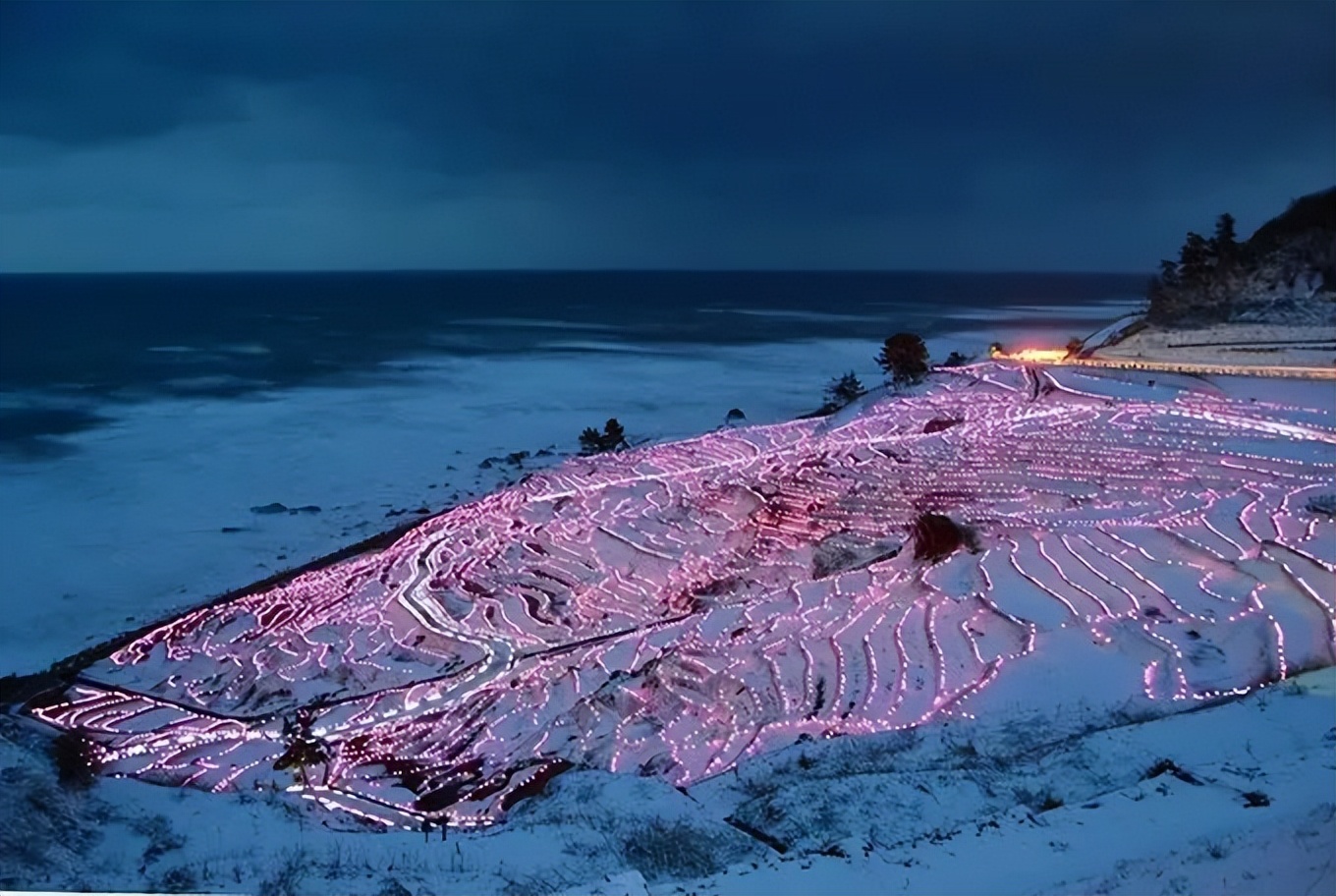 日本的冬天太漫长了,日本的冬天富士山