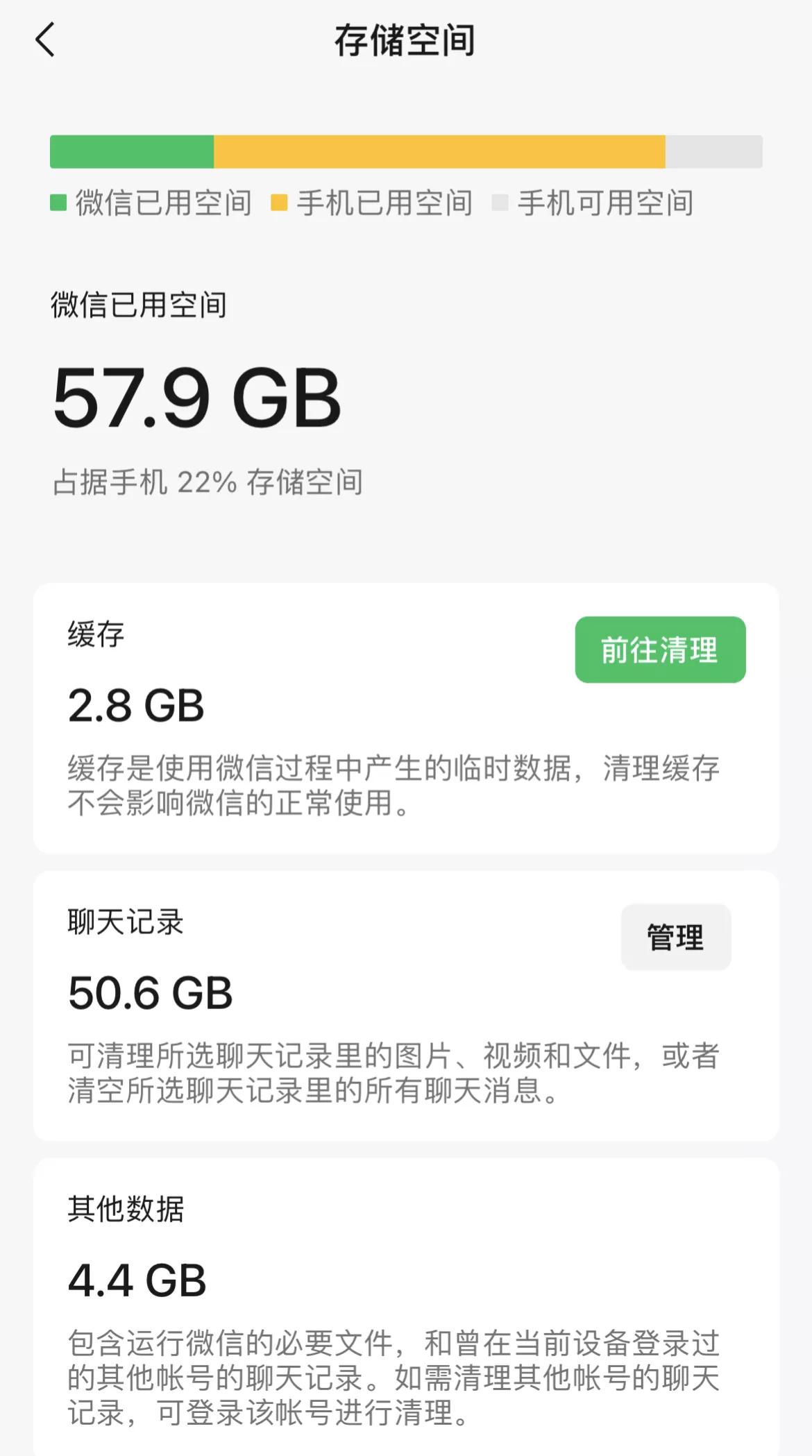ipad微信占用内存空间大怎么解决,微信显示占用10个g内存在哪里清理