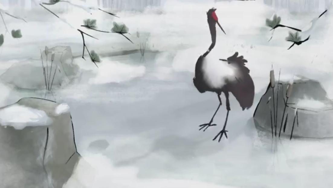 水墨风动漫女生图片,水墨风动漫女图文