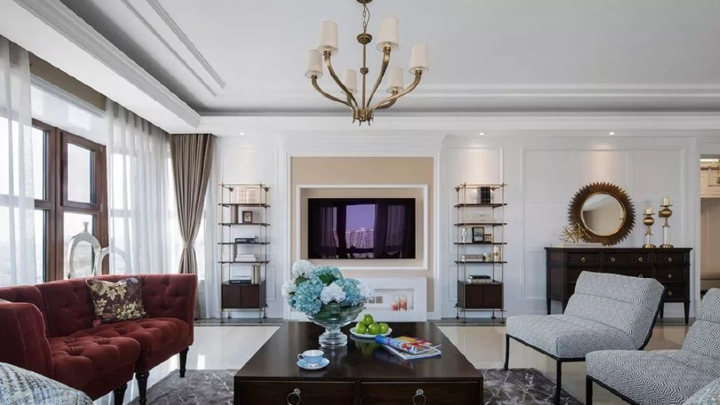 2022年家装客厅最流行地砖效果图,装修全过程解析第一篇家装新模式