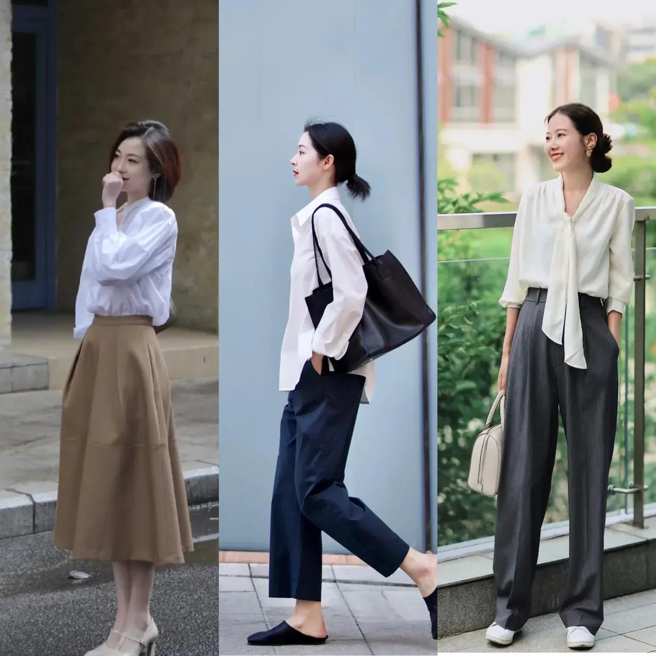 白衬衫到底怎么穿才不老气,白衬衫怎样穿出来时髦感