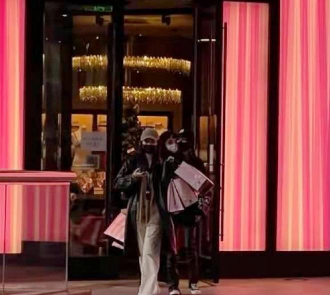 杨幂出街被路人说太美了,杨幂独自一人逛街