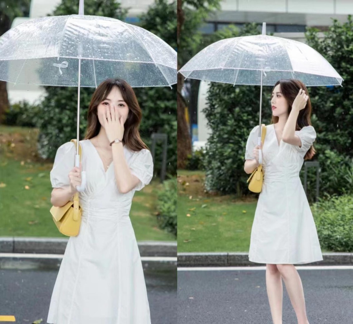 白裙子穿搭夏季气质超仙,夏天裙子凉快不透