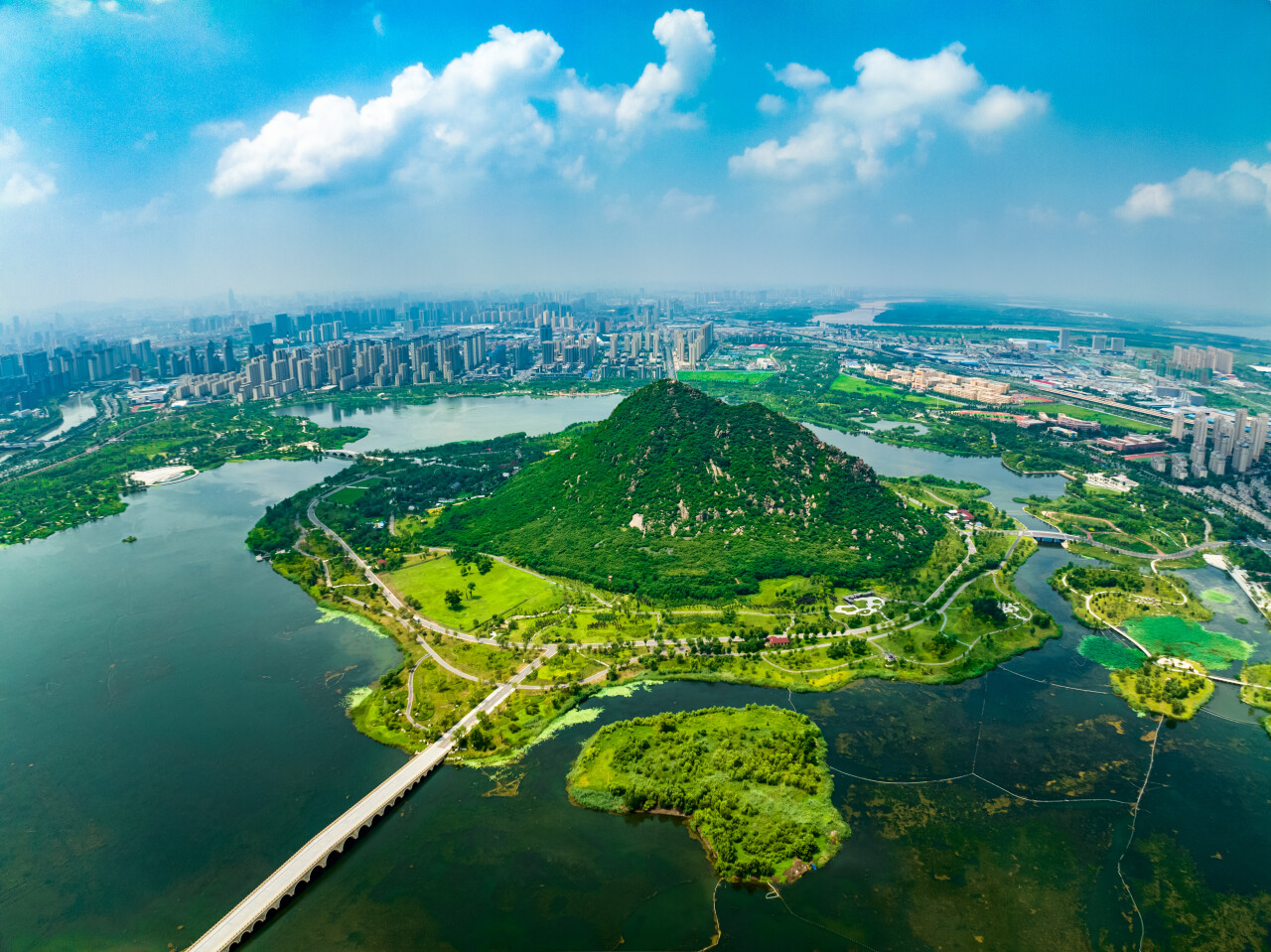 济南体验泉城天然氧吧,济南天然氧免费景点