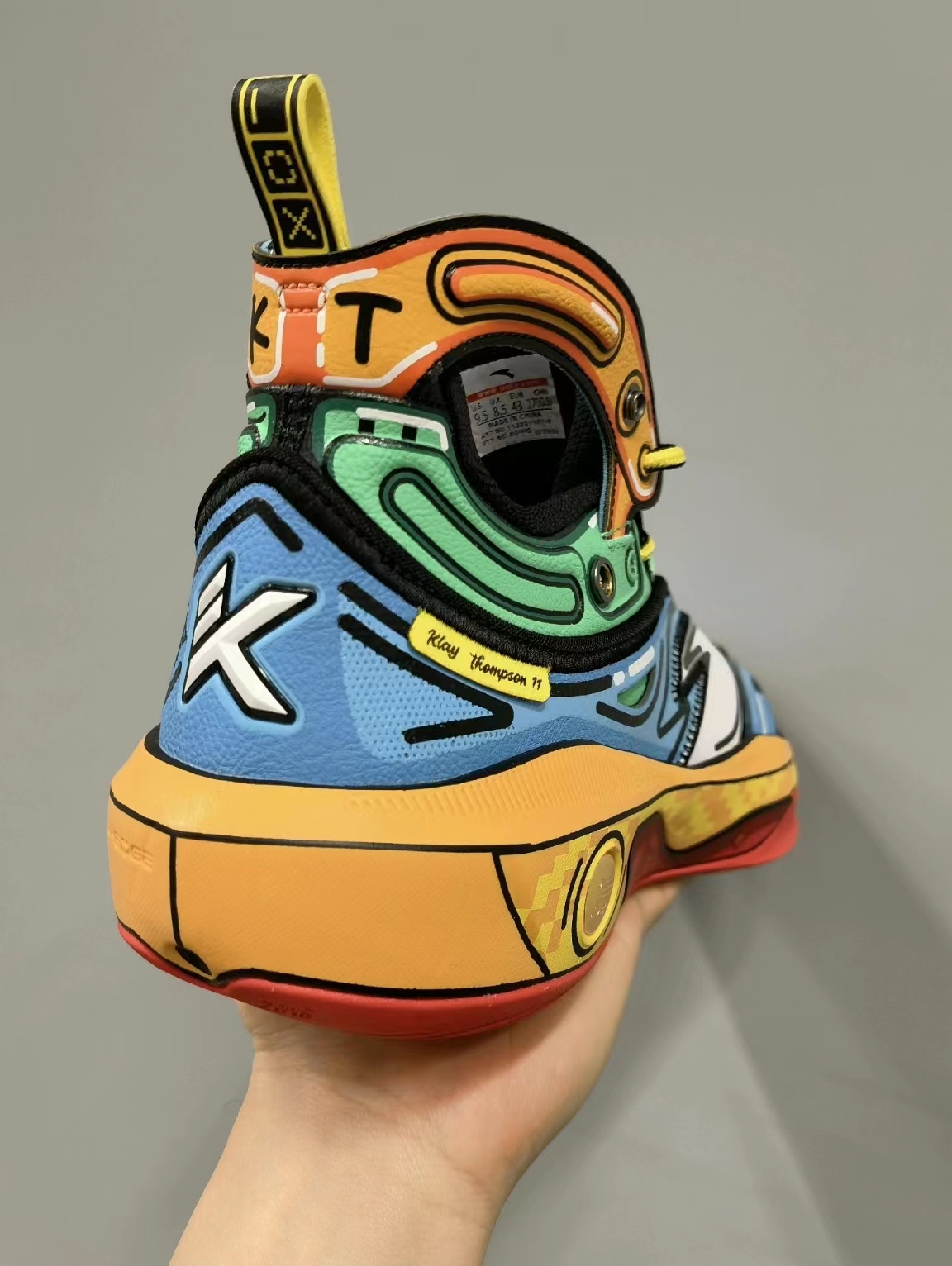 安踏kt8二次元篮球鞋,安踏kt8血金