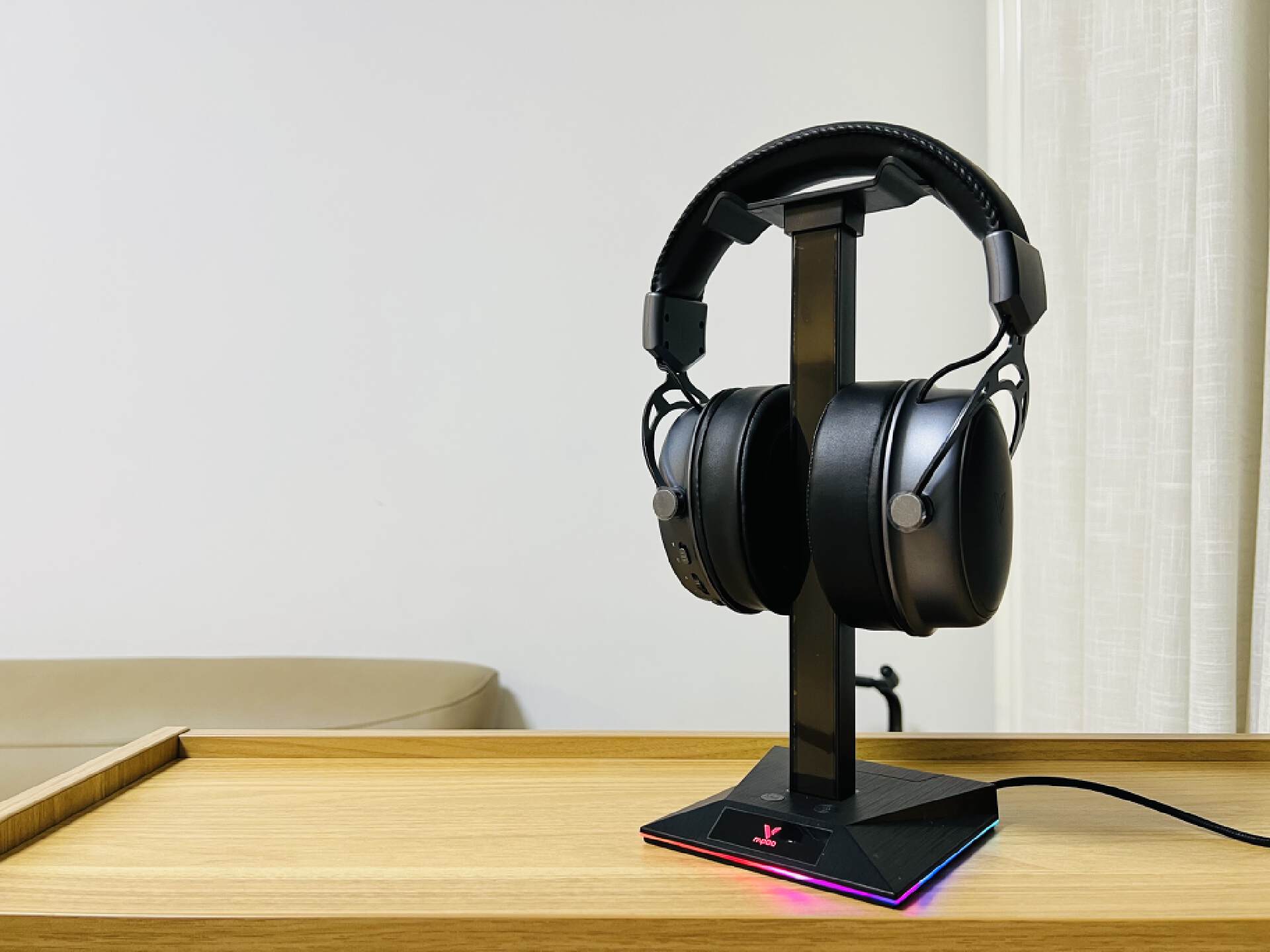 雷柏vh800游戏耳机深度拆解,雷柏VH800双模无线游戏耳机