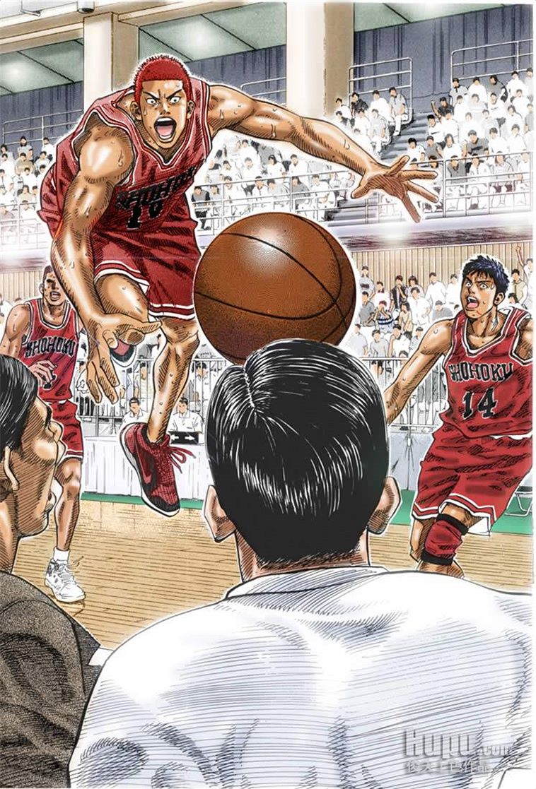 流川枫对战泽北漫画,流川vs泽北灌篮高手