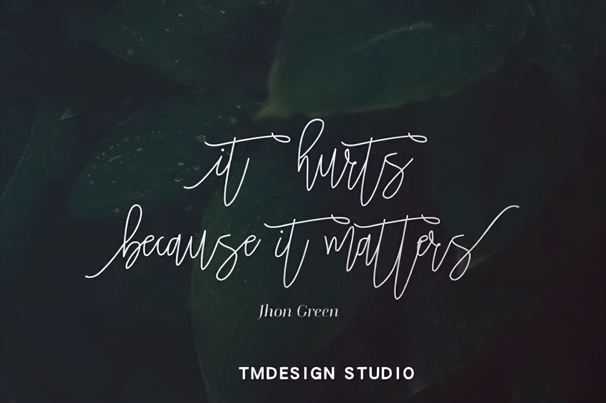 6款极致优雅手写字体,十大经典英文手写字体