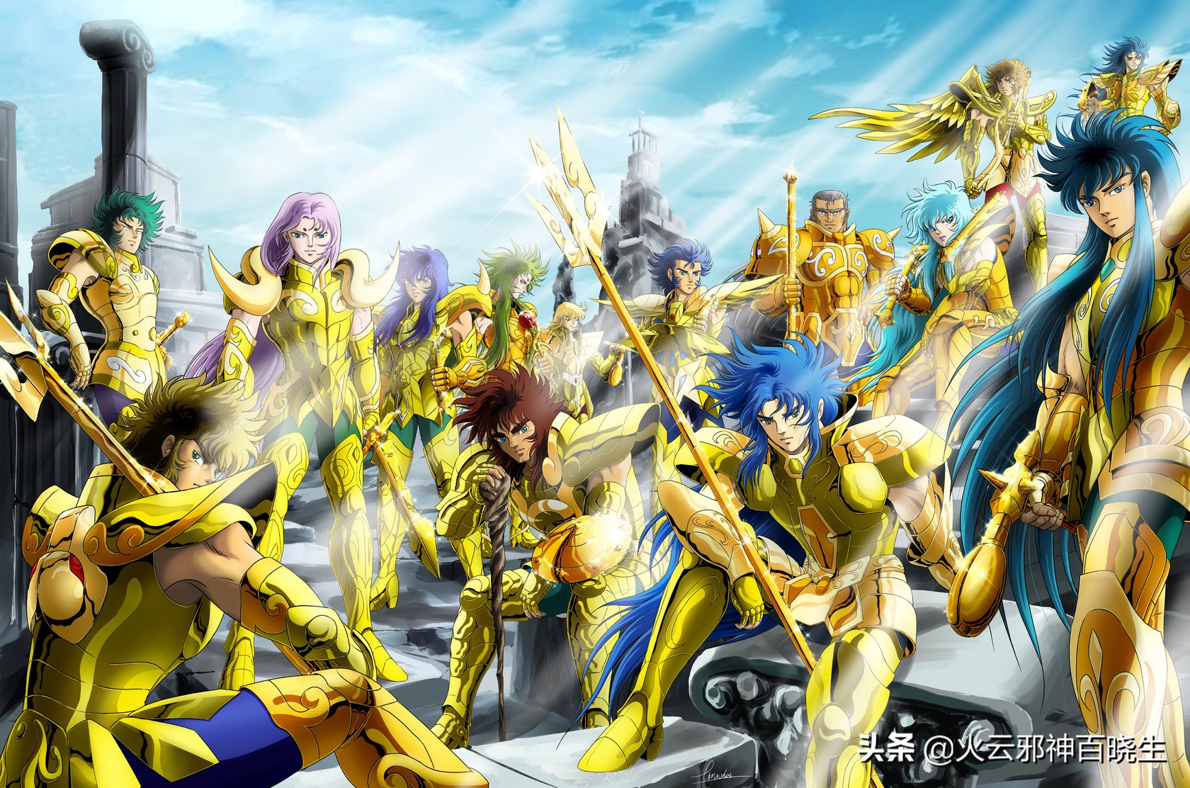 黄金圣斗士的同人画师,圣斗士同人绘画