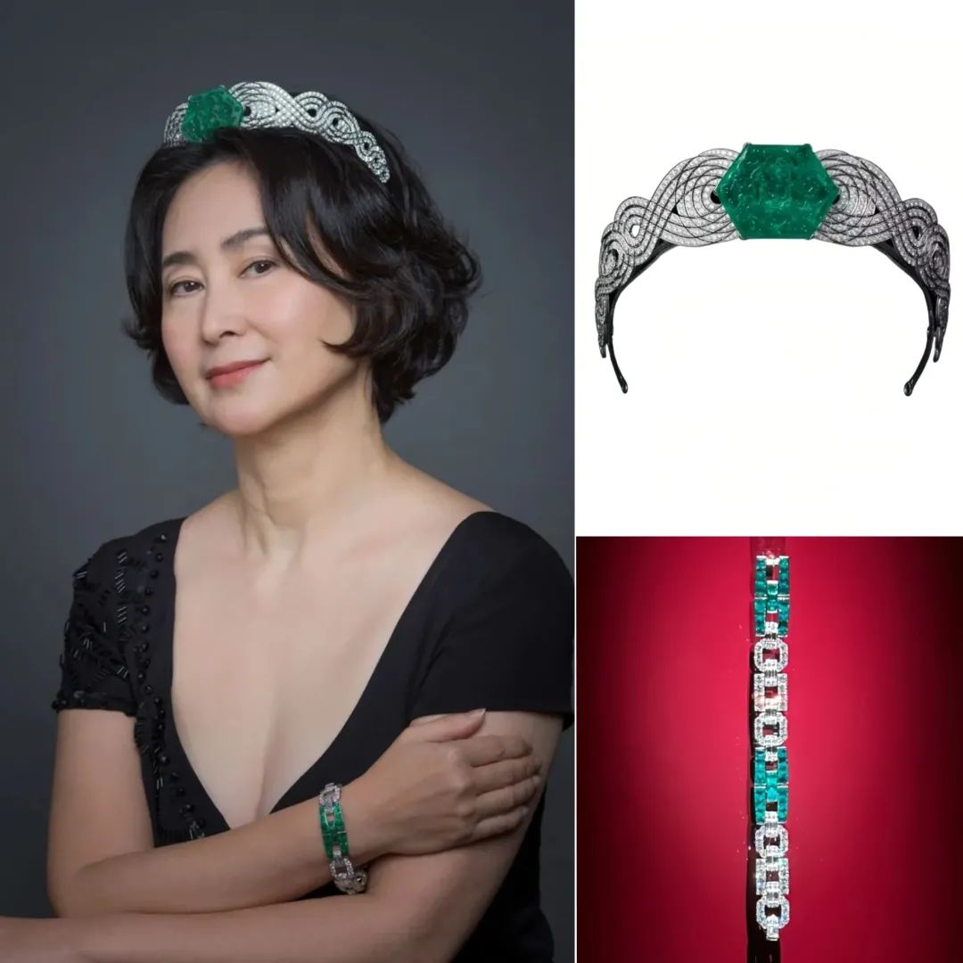 郭晶晶巩俐与明星合影,郭晶晶张曼玉合影