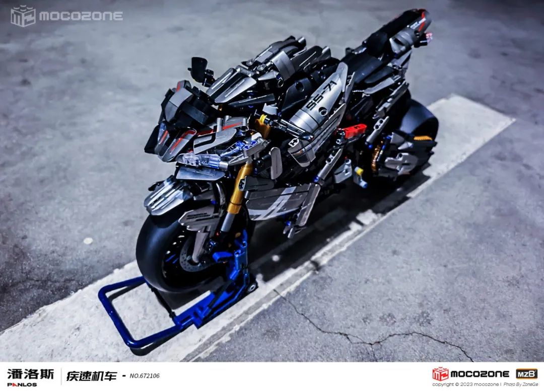 积木摩托车测评,纳扎雷摩托车积木测评