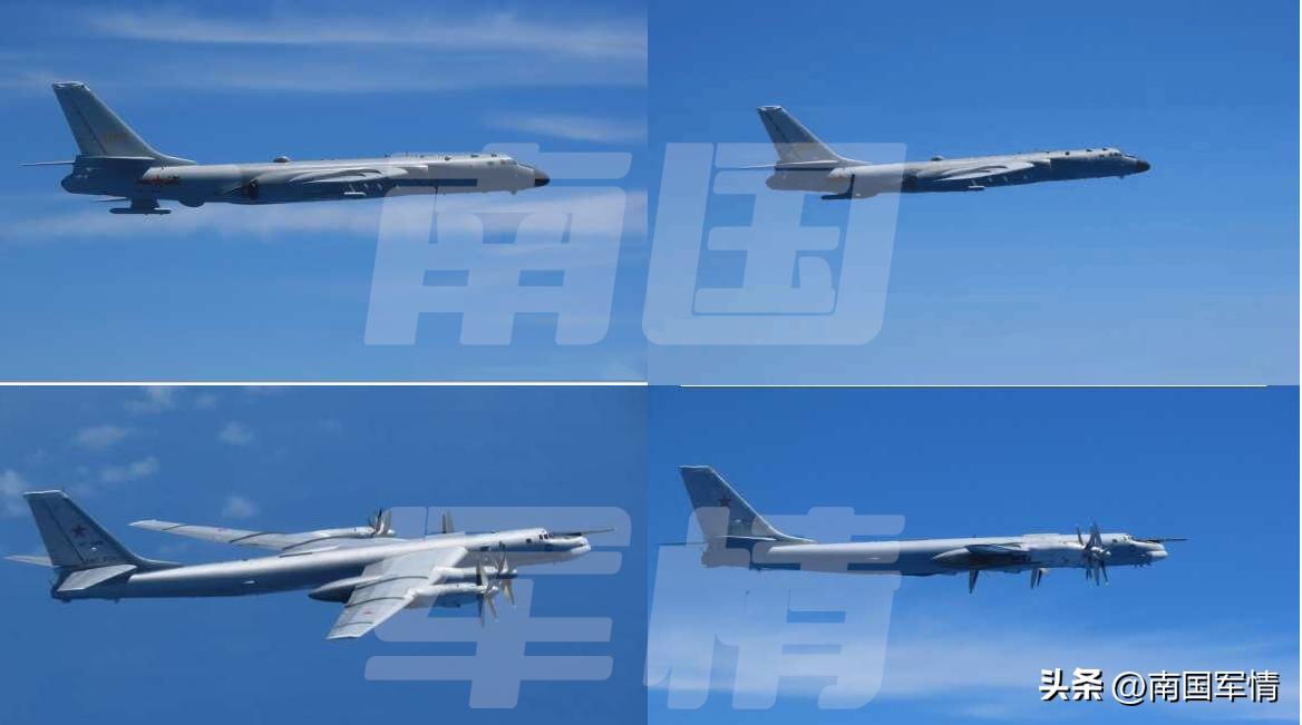 中俄两军在日本海等上空战略巡航,中俄战机联合巡航日本