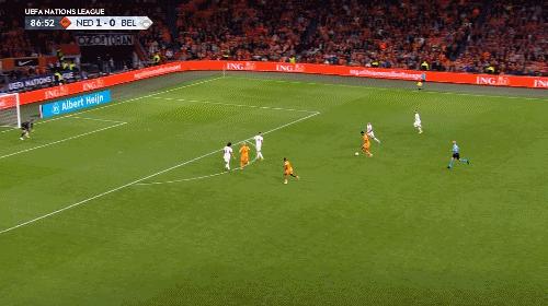 欧国联-范戴克头球制胜荷兰1-0力克比利时出线波兰送威尔士降级