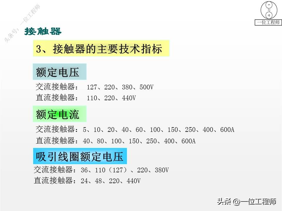 常见的低压电气元件与结构图,低压电气元件实物讲解
