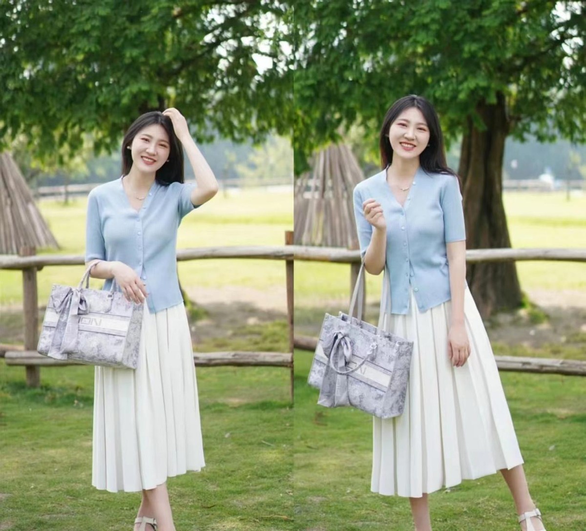 夏天别再一身黑这样穿减龄又清新,冬天别穿一身黑这款颜色超显白