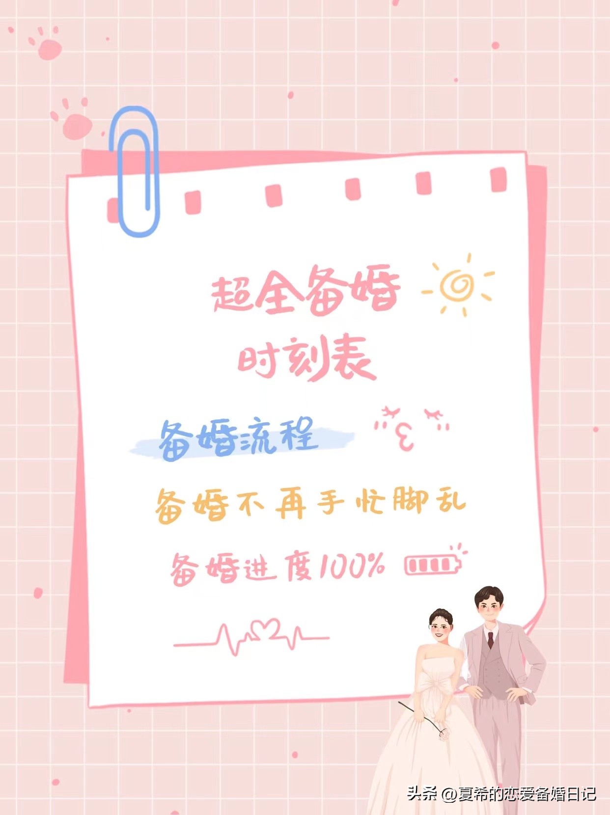 备婚全攻略结婚注意的细节,备婚小贴士不容错过