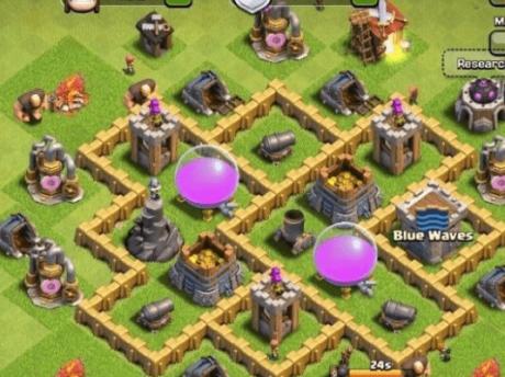 部落冲突9本最新神阵,部落冲突5本夜世界最强防御阵型