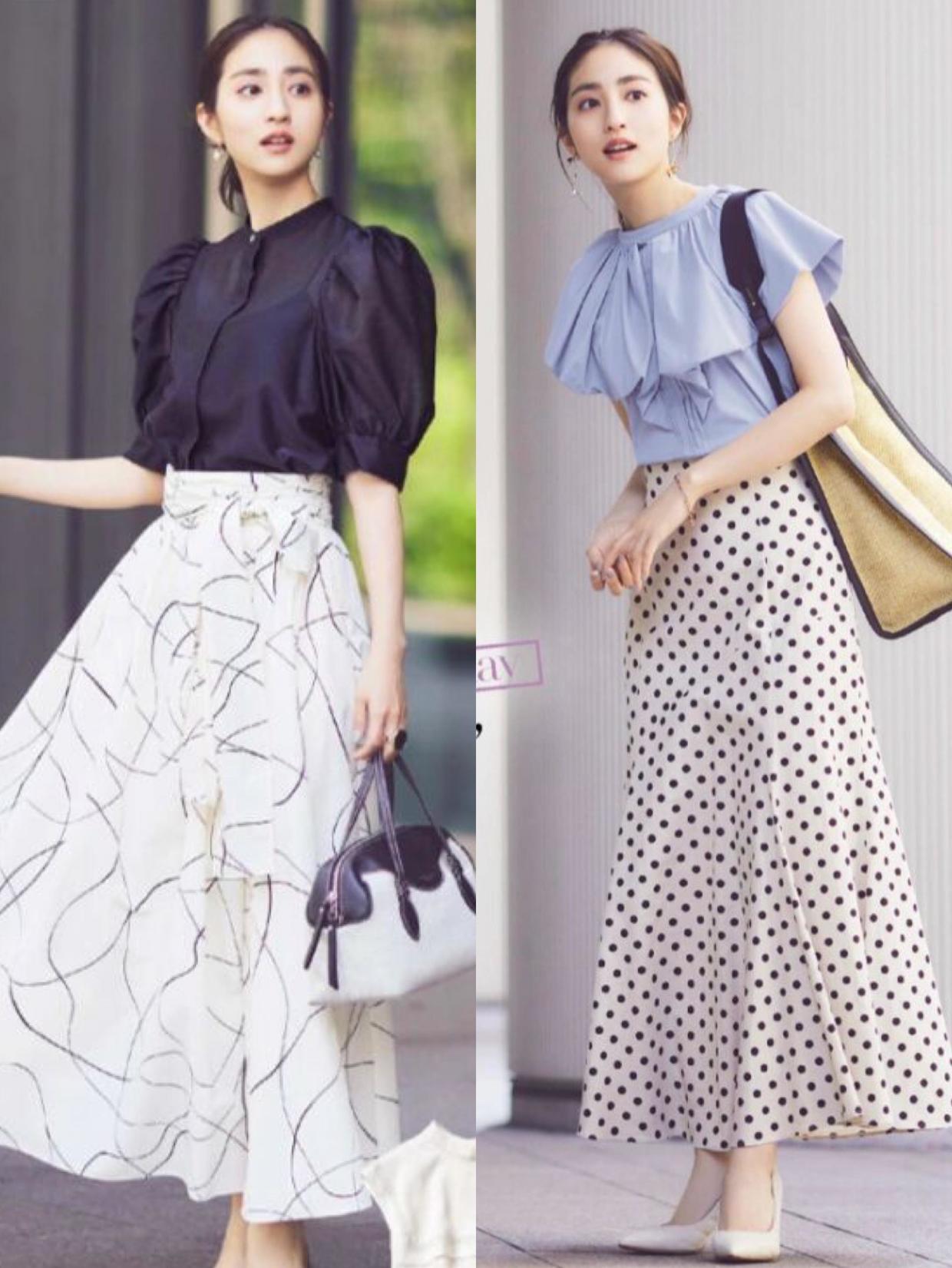 看了那么多“半身裙”，还是这些日本主妇最会穿，不花哨也不扮嫩