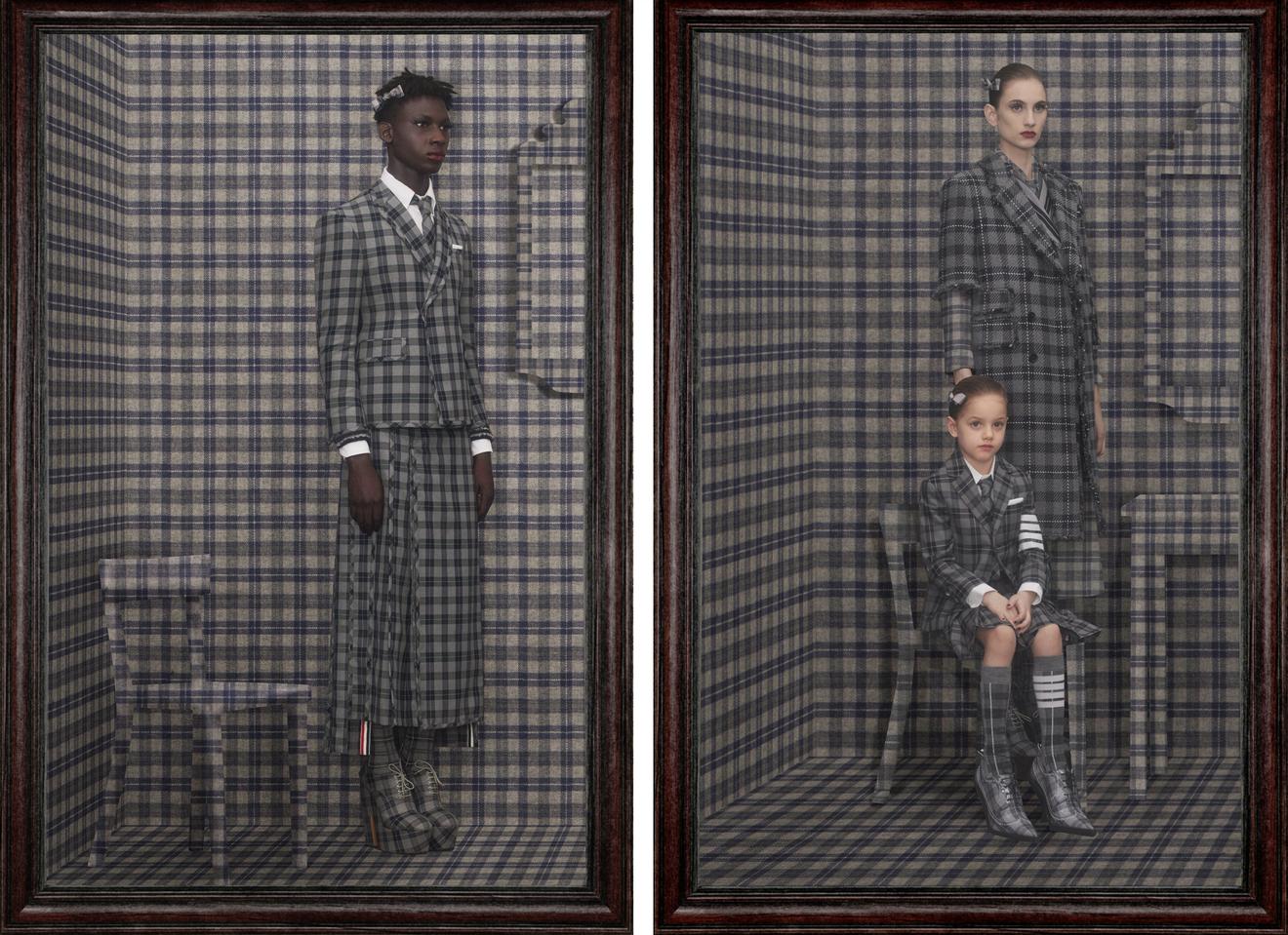 thombrowne侧边四条纹,thombrowne彩虹条纹短裤