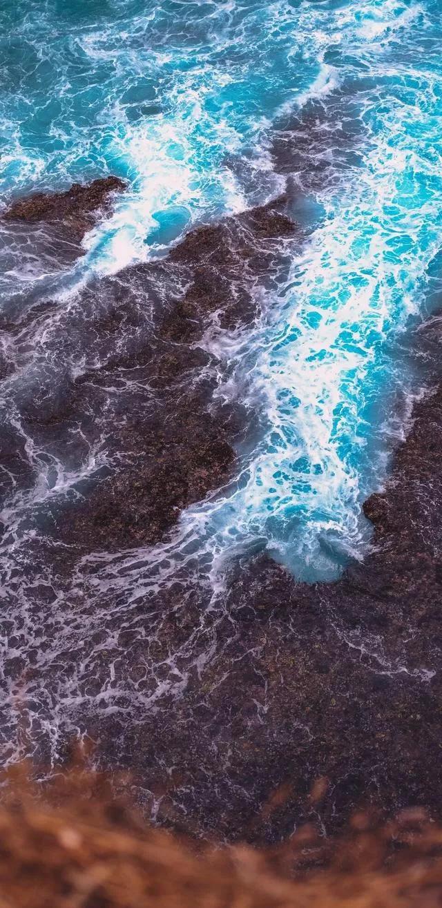 美丽的碧海蓝天壁纸,2018蓝色大海夏天壁纸