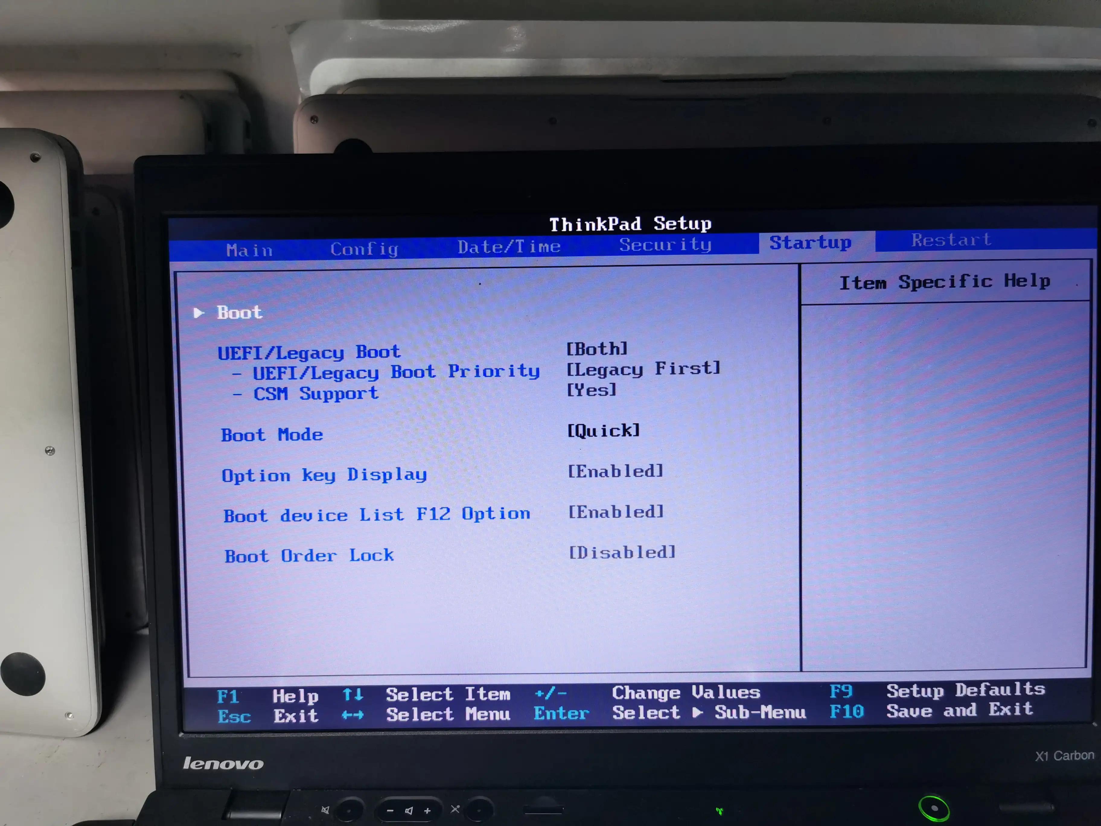 联想thinkpadx1carbon用u盘启动,thinkpadx1carbon2023进bios