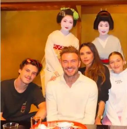 贝克汉姆小七去看维多利亚,贝克汉姆与维多利亚女儿小七