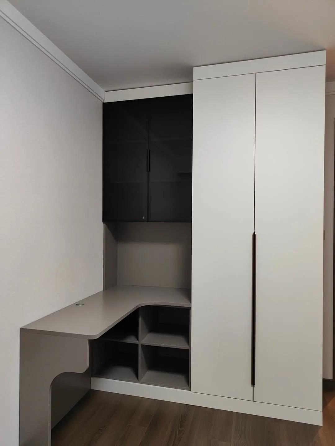 书桌衣柜一体180,儿童房定制书桌衣柜一体