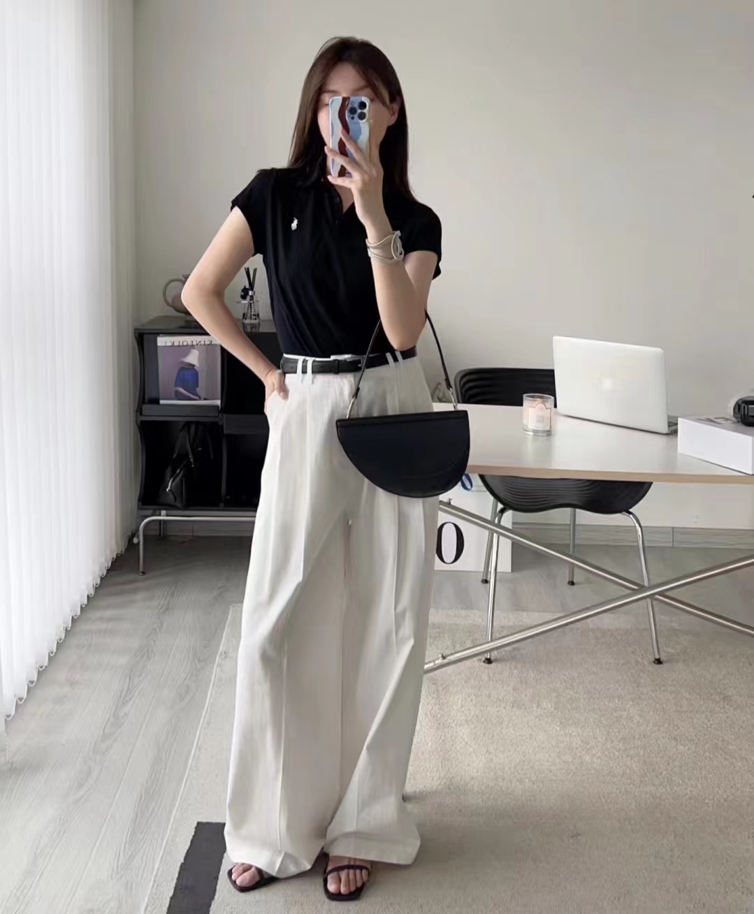 白裤子配什么颜色的上衣好看,白裤子配什么上衣好看夏季女