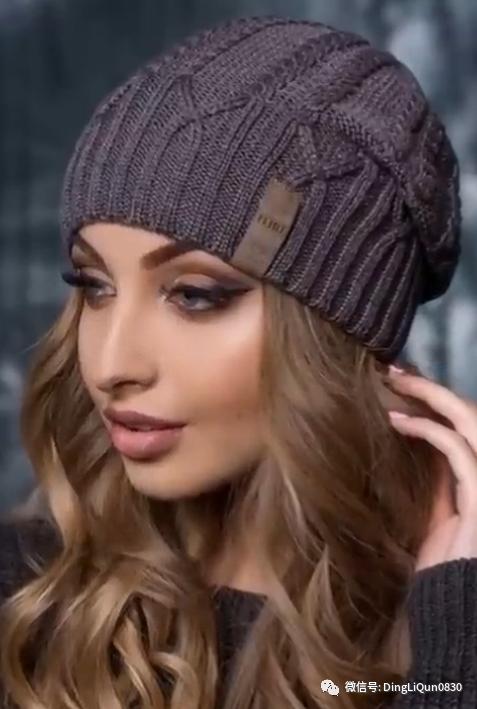针织帽子大全新款,今年冬天流行针织帽子