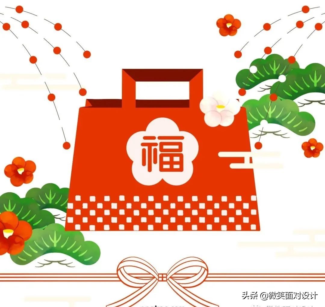 2024ps新年海报素材,新年礼盒海报模板