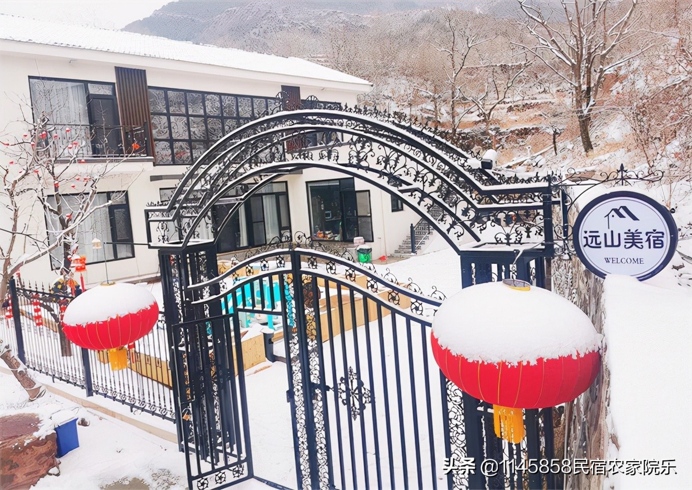 平谷金海湖浅山石语民宿,北京平谷桃花谷民宿