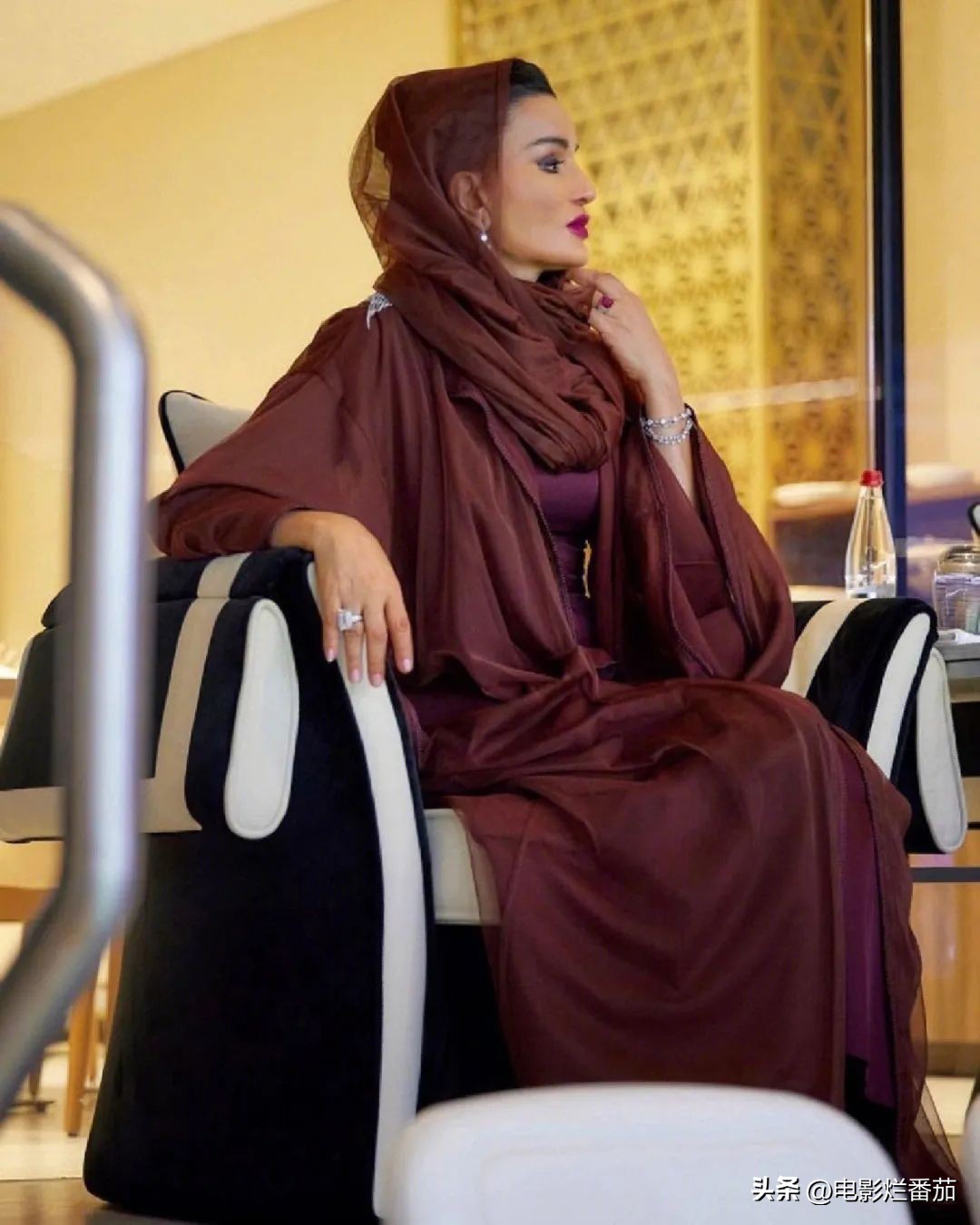 卡塔尔王太后配饰价格,卡塔尔王太后佩戴价值200万的胸针