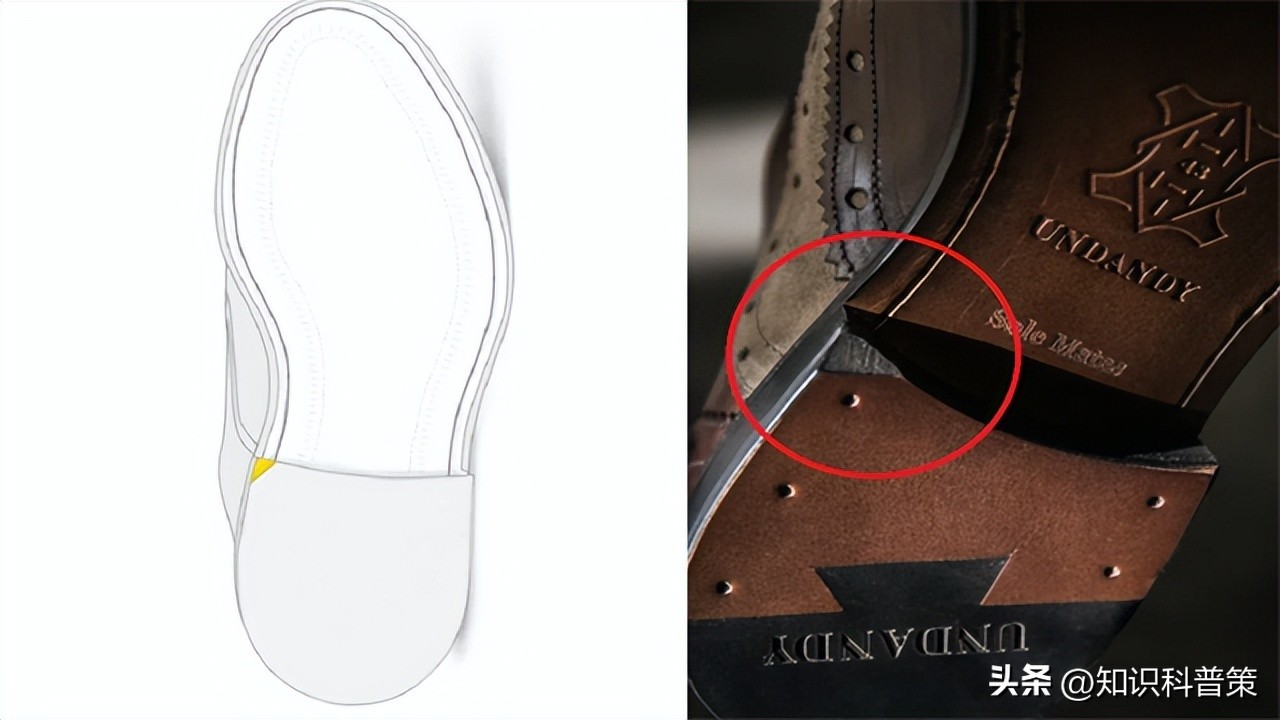 男鞋鞋跟为啥有切口,男鞋后跟凸起