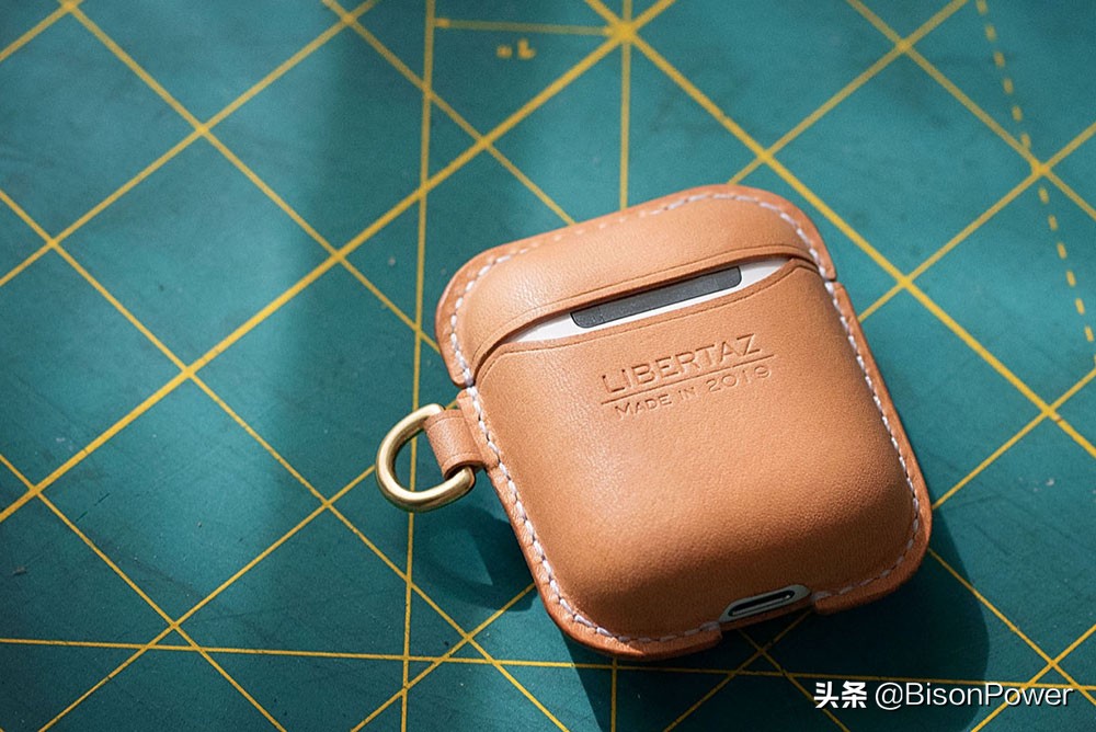 手工牛皮airpodspro套制作,airpods3皮套制作教程