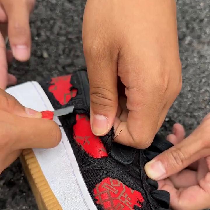 af1黑丝绸深度测评，细节做工到底怎么样#af1黑丝绸...