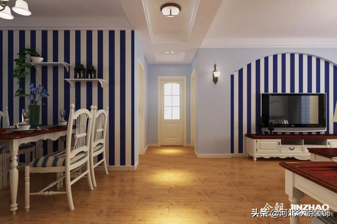 「完工实景」众美绿都110㎡地中海风格，100%还原效果图