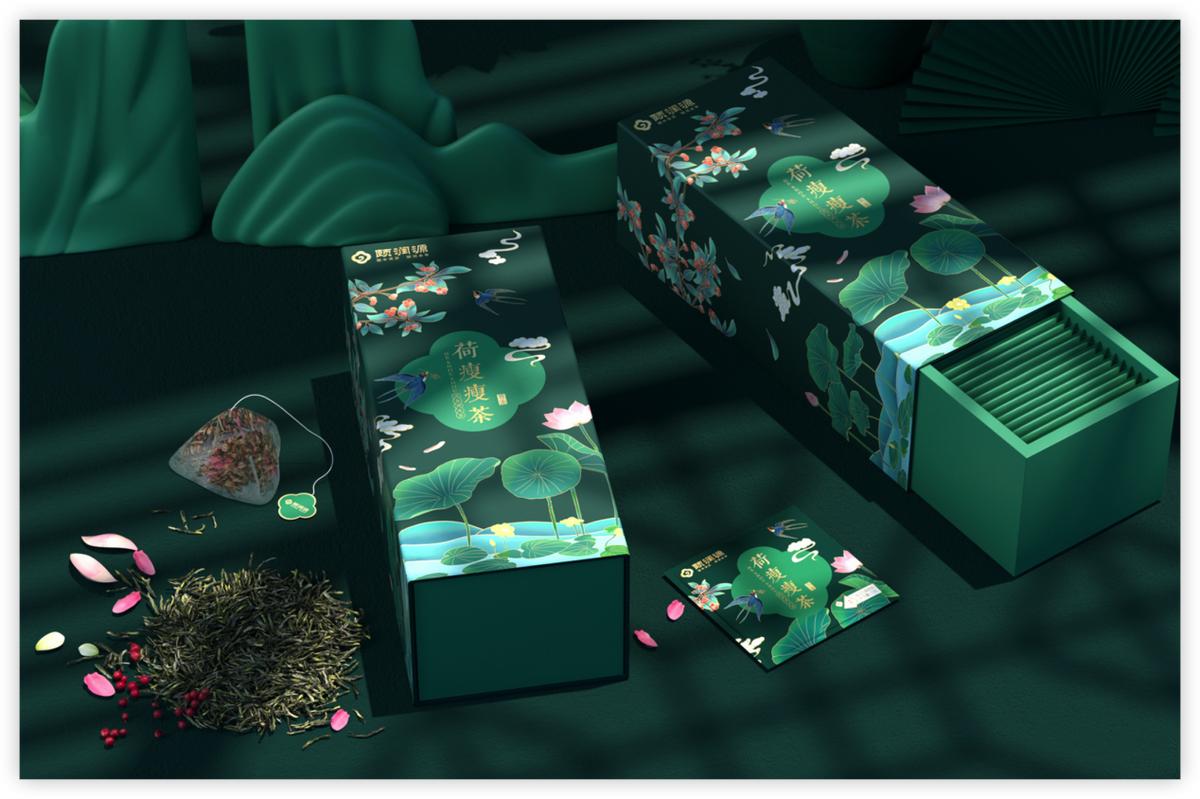 超时尚国潮插画风原创包装设计,有趣且有创意的插画包装设计欣赏