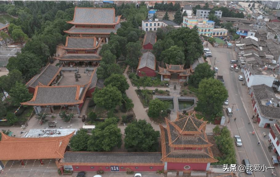 云南昆明古建筑群图,云南省昆明市官渡古镇古建筑