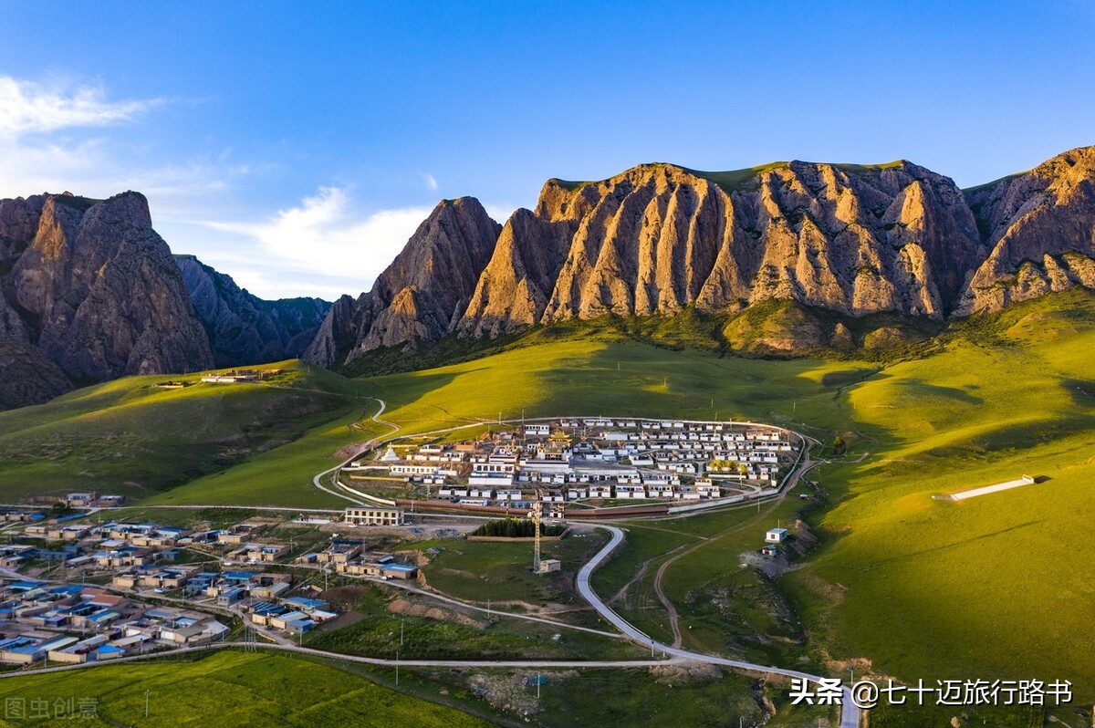 青海甘肃旅游地图全图详细,甘肃青甘环线攻略