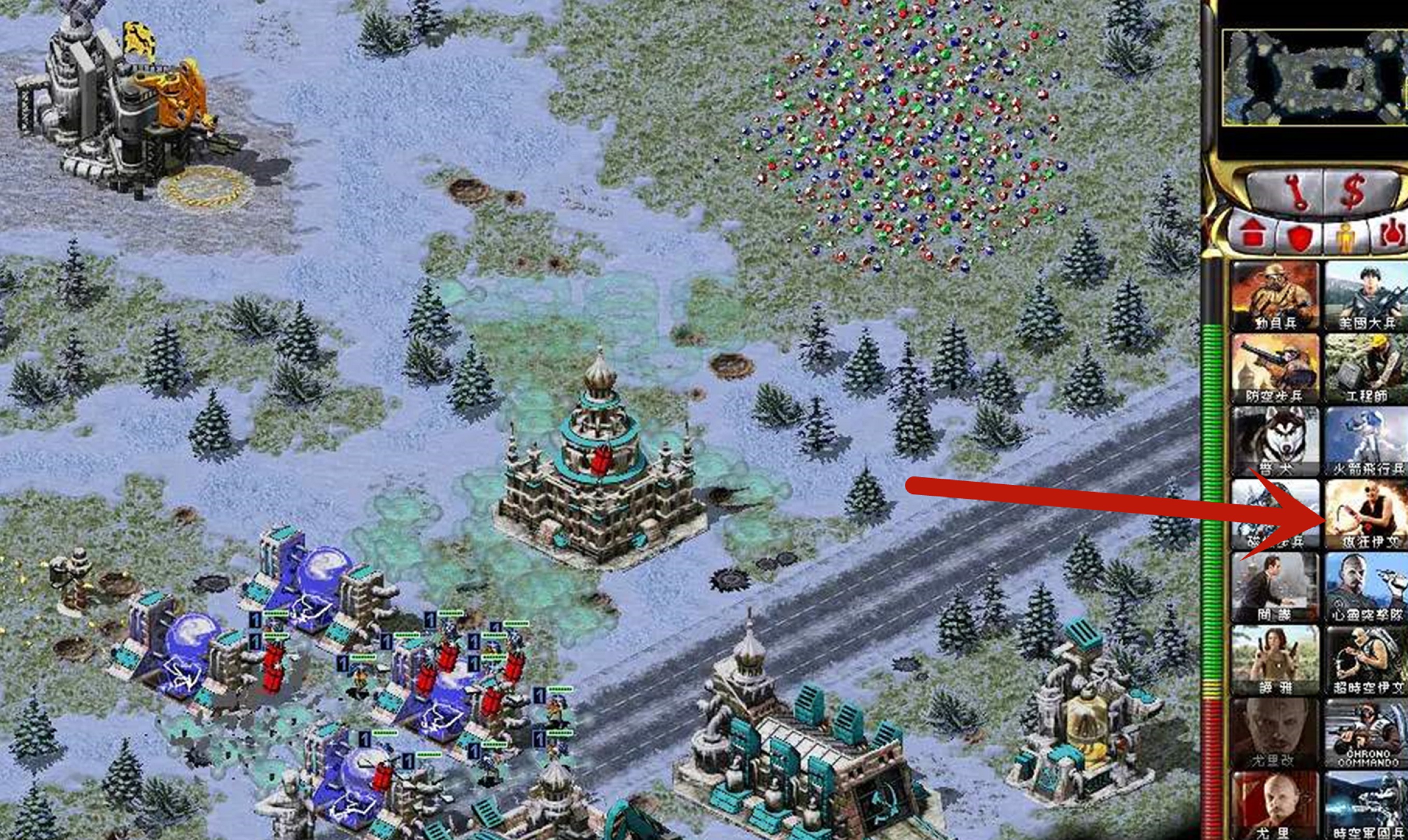 红警2心灵终结焚风单位介绍,红警不同国家有哪些不同的单位