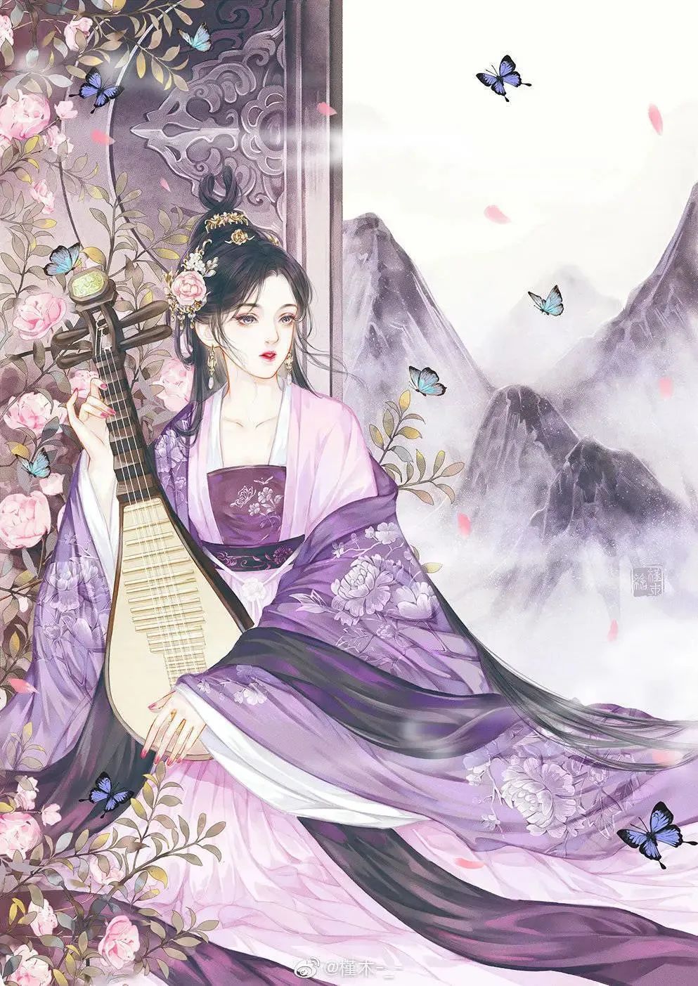 动漫壁纸古风仙气唯美,古风唯美壁纸高清大图